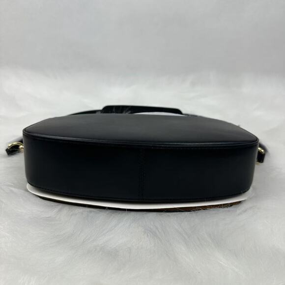 Coach Andrea Shoulder Bag In Signature Canvas CV973 Gold/Walnut/Black NWT - Picture 10 of 10